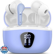 Wireless Earbuds, Bluetooth 5.4 Headphones HiFi Stereo, Bluetooth Earbuds wit