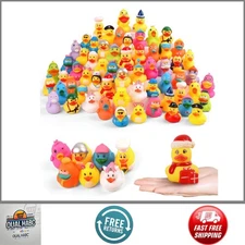 25 Pack Rubber Ducks Bath Toy Assorted Jeep Ducks Pool Floaters Party Favors Gif