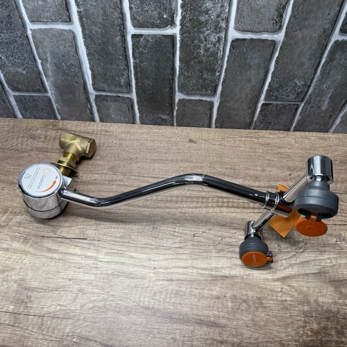 GUARDIAN GBF1849 Brass Deck Mounted Barrier-Free Eyewash Auto-Flow Swing Down - Picture 4 of 6