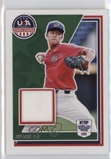 2022 Panini USA Baseball Stars & Stripes Materials Justin Lee #USAM-JL 17j1