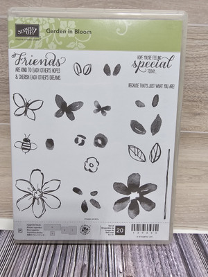 Stampin' UP! GARDEN IN BLOOM Stamp Set Bumble Bee Butterfly Friends Special