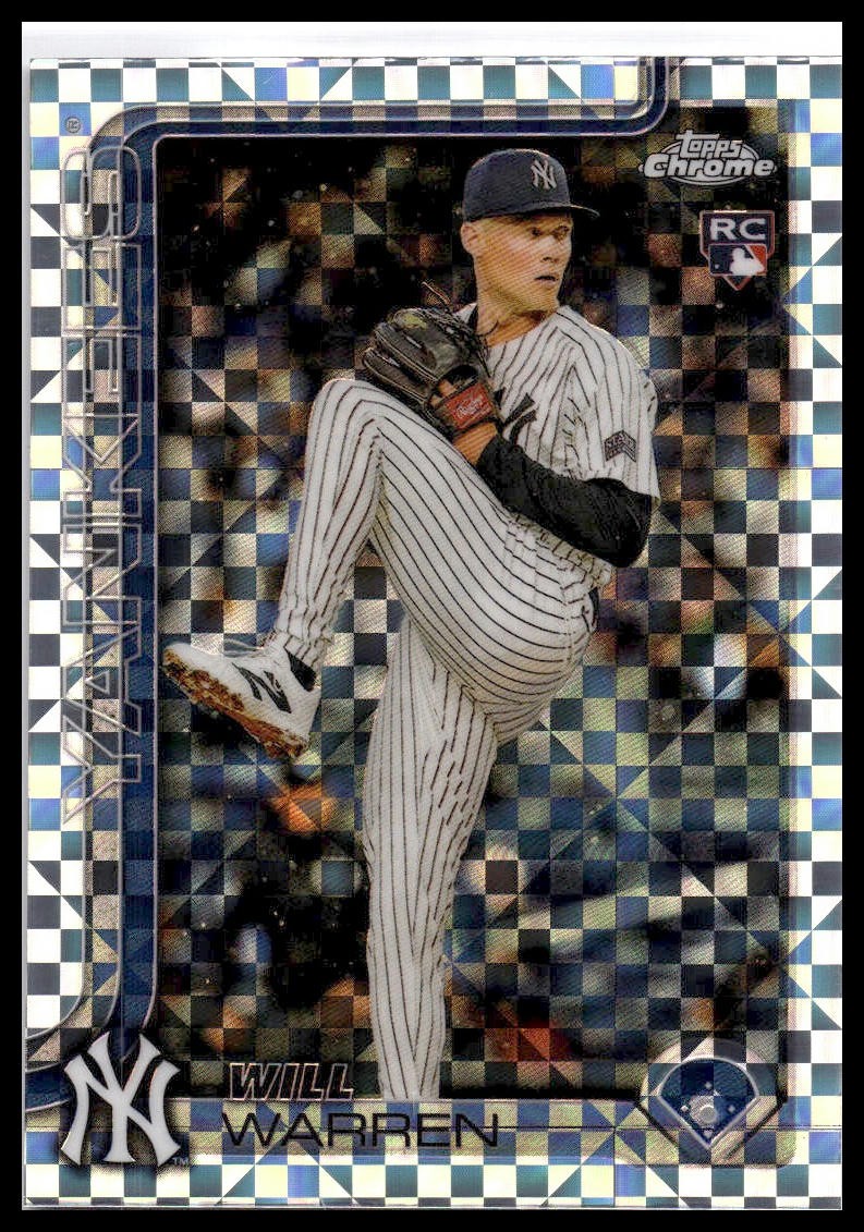 2025 Topps Chrome #81 Will Warren X-Fractors