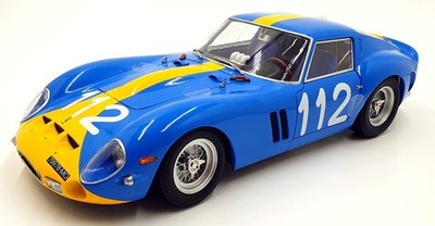 KK Scale 1/12 Scale KKDC120123 - Ferrari 250 GTO 1962 Targa Florio #112 - Blue
