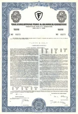 Firestone Tire and Rubber Co. - 1975 dated $100,000 Automotive Bond - High Den