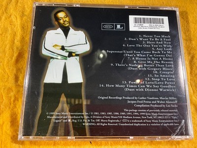 R12-5 LUTHER VANDROSS Greatest Hits - 1999 - EPIC EK 66068 + CD