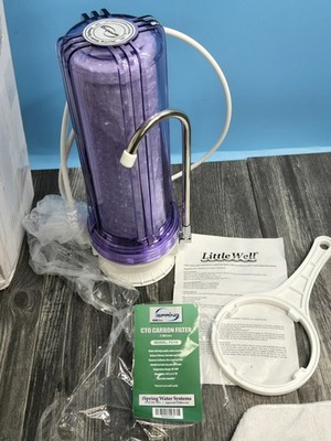 iSpring Countertop Water Filter System Housing Block Filter CKC1C 2.5'' x 10''