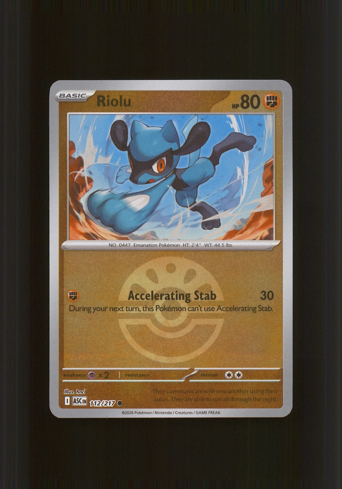 Riolu Normal Common ME: Ascended Heroes 112/217 NM