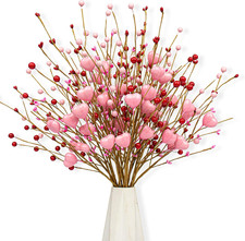 Valentine'S Day Gifts Valentines Day Decorations 24 Pack Pink Heart Shaped Berry