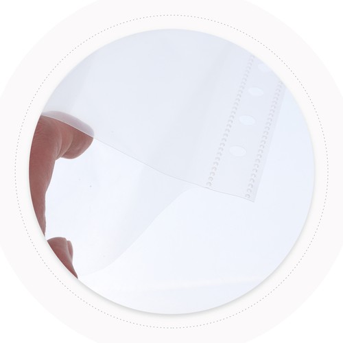 A7 Scrapbook Page Protectors 50Pcs PVC Refill Sleeves for Photos - Picture 12 of 12