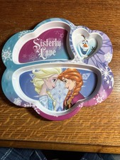 Disney Frozen Elsa  Anna Melamine Divided Plate