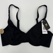 Wacoal Women's 34D Comfortable Cool Underwire Bra 855385 Black msrp $74