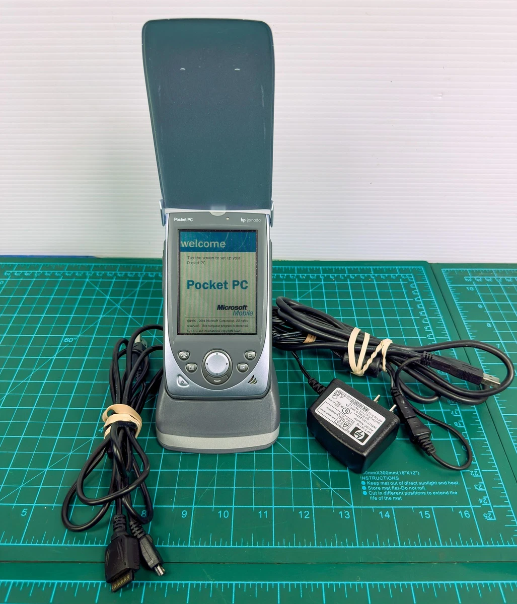 HP IPAQ HX2410 / HX2415 Pocket PC - WM 520 MHz - Includes New Battery, Charger & Stylus-1182969