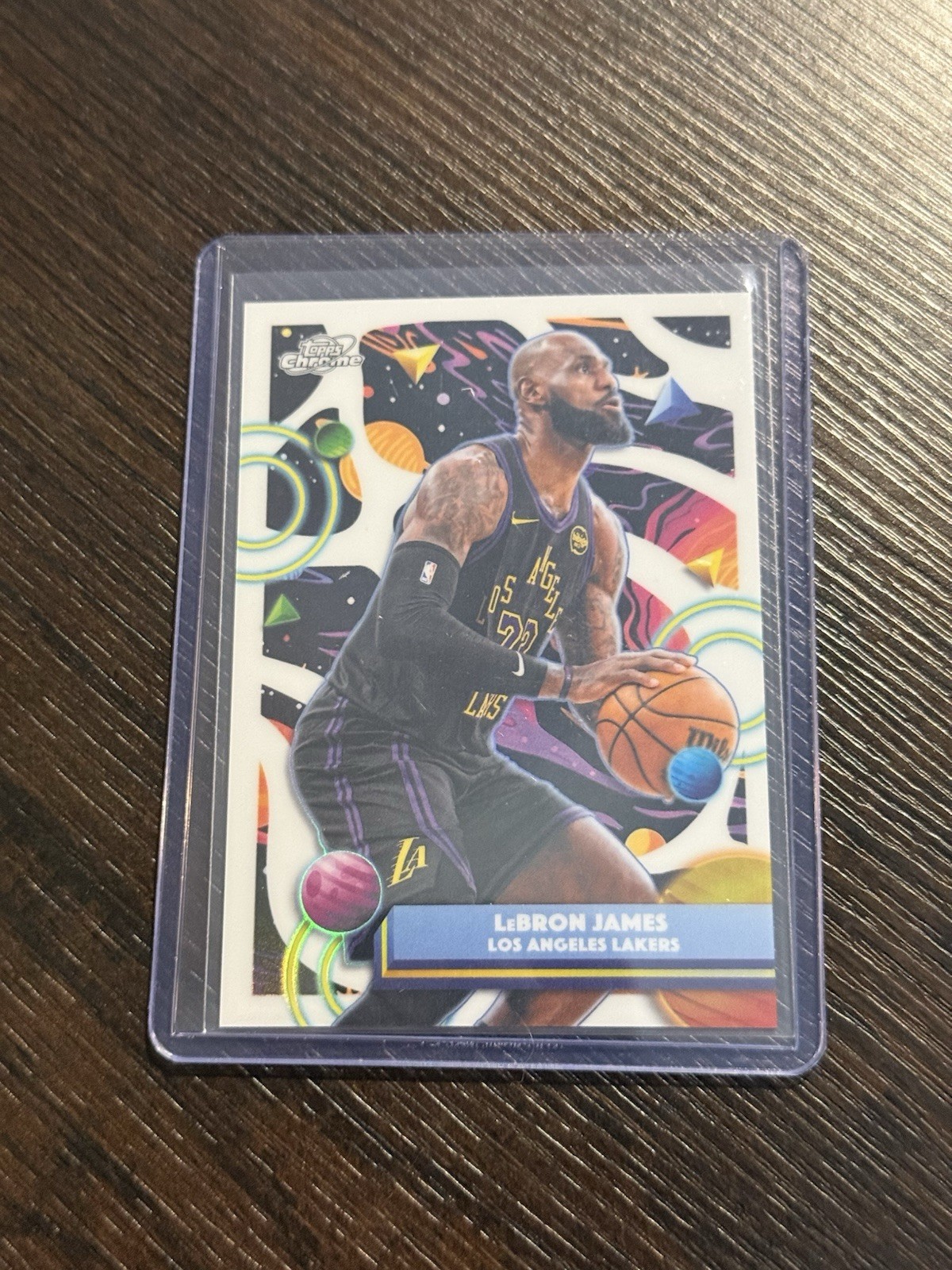 2025-26 Topps Cosmic Chrome LeBron James #157 Lakers White Hole RARE