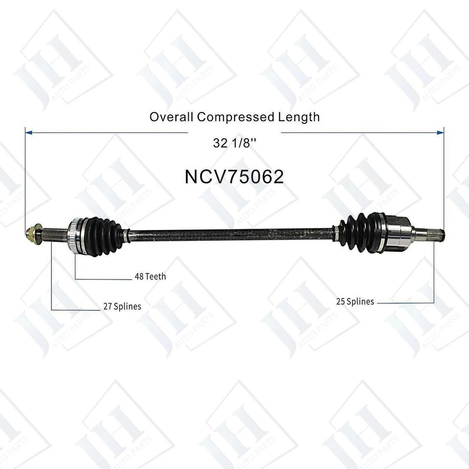 Juego de ejes de eje CV izquierdo derecho OE para Hyundai Tucson 2014 2015 tracción delantera AWD Foto 3 de 4