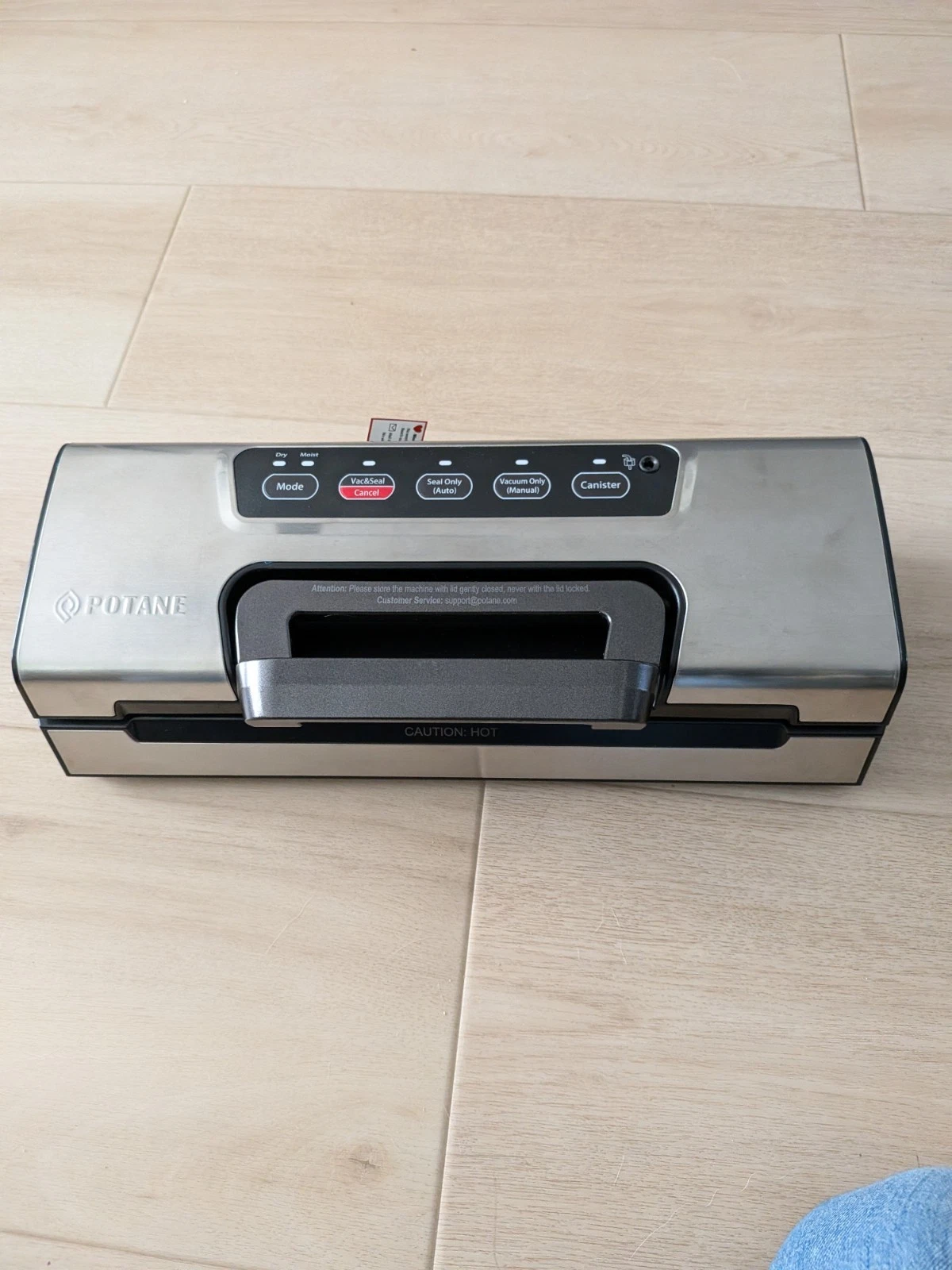 Potane VS5736 Precision Vacuum Sealer Pro Machine Stainless Steel 120W Open Box