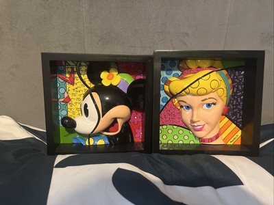 NEW Disney Britto Tinkerbell & Minnie Mouse Pop art block