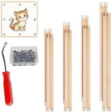 16 Pcs 4 Sets Stretcher Bars for Needlework Canvas Stretcher Bars 10 samll