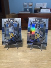 2025 Panini Select NFL Davante Adams Premier Level (2) Base & Silver Prizm #120