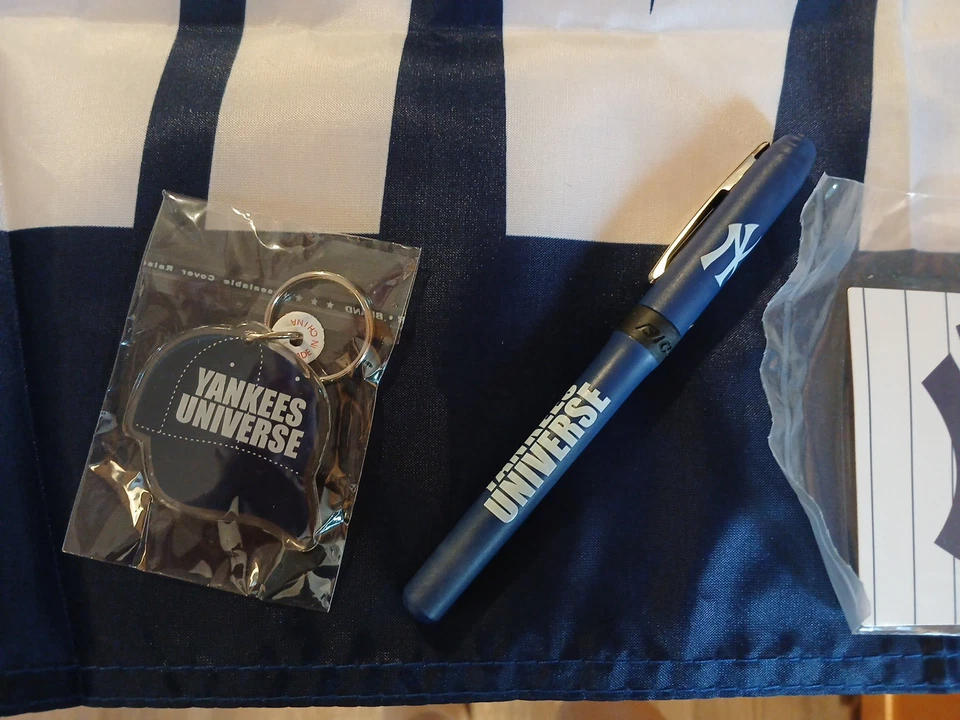 Yankees Universe 2014 Cap Flag Banner Keychain Pen Magnets HTF Collectibles NOS - Image 2 of 4