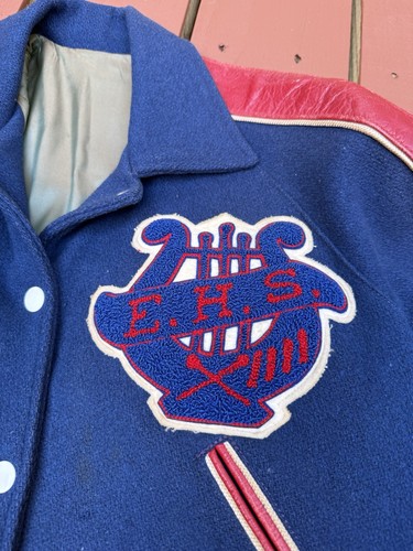 Vintage 50’s Elkhart Texas High School Letterman Jacket Small Tyler Palestine TX - Bild 3 von 12