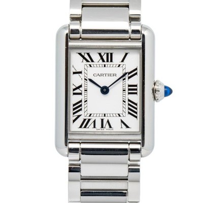 Cartier Tank Must 4322 WSTA0051 MINT Silver Dial Quartz Ladies