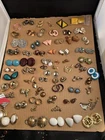 65+ Pair Vintage Costume Jewelry Clip On Goldtone & Silvertone Earrings Lot