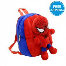 Plush Cartoon Character Backpack for Kids - Cute Schoolbag for Boys and Girls