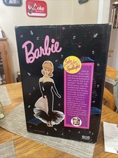 Barbie Solo in the Spotlight 1995 Miniature China Tea Set Black Felt Case