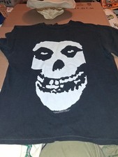 Vtg Misfits T-Shirt 2004 Crimson Ghost Skull Band Tee Punk Rock Distressed L