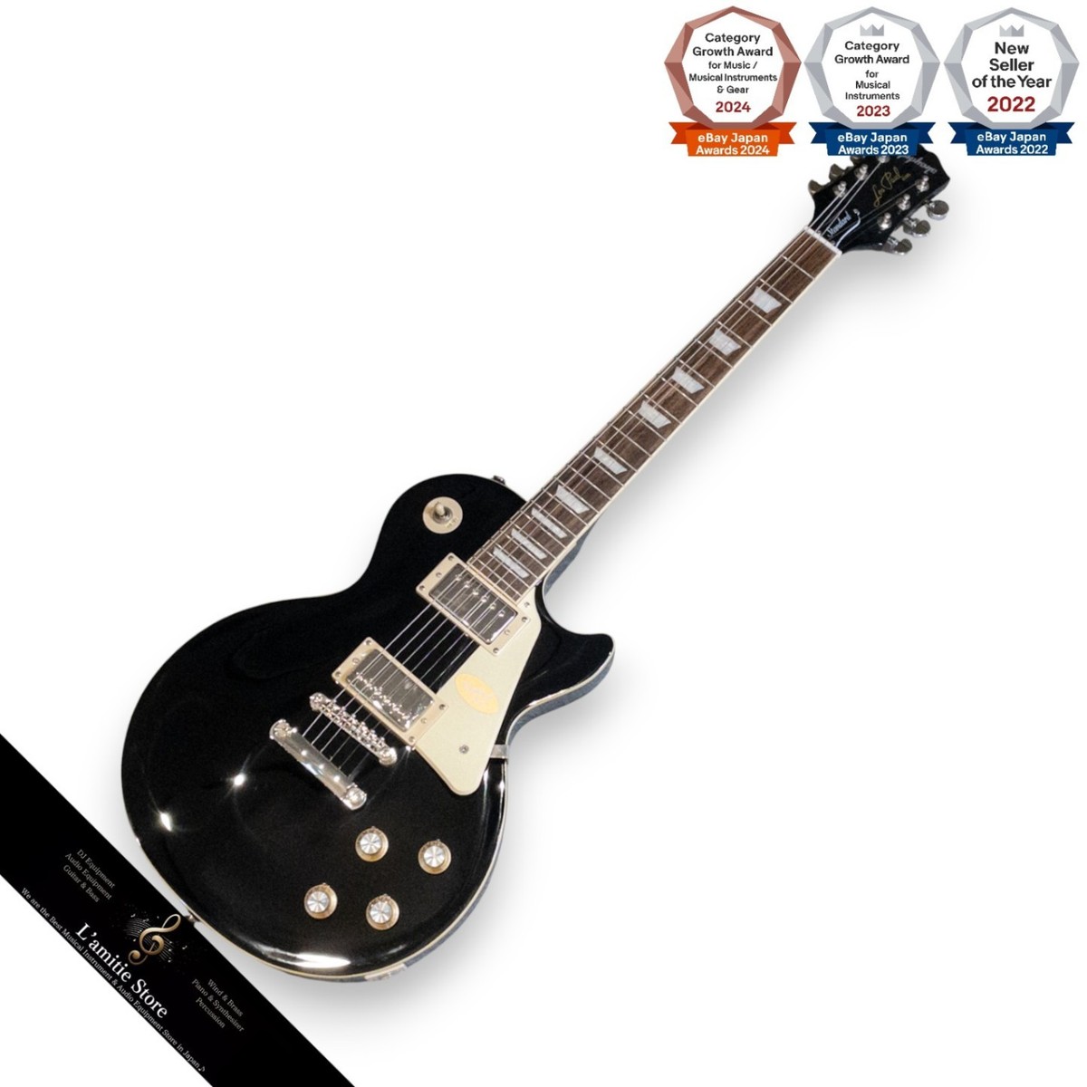 Epiphone Les Paul Standard 60s Ebony Guitar with ProBucker Pickups