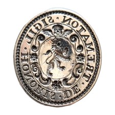 King George IV Silver Prince of Wales Duchy of Cornwall Wax Seal Matrix Stamp UK