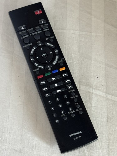 GENUINE TOSHIBA SE-R0378 BLU-RAY DVD PLAYER REMOTE - BDX2500, BDX2500KU, BDX2700