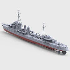 SSMODEL 1/350 Bourrasque-Class,French Destroyer Bourrasque, 1939