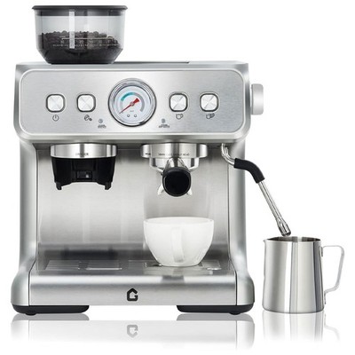 Espresso Maschine Kaffeemaschine Cappuccinomaschine Milchaufschäumer Siebträger