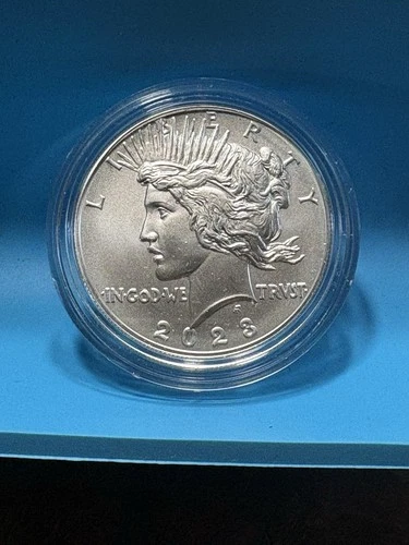 2023 Peace Dollar 0.859 TROY OZ 99.9 FINE SILVER 38.10mm • Beautiful ⭐️