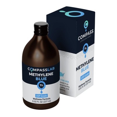 MB 1% Solution, 237 mL   Glass Bottle   Compass Laboratory