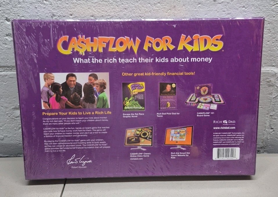 Cashflow for Kids Board Game Rich Dad New Sealed Finance Investing