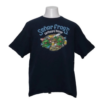 Senor Frog, T-shirt, Größe: S, Blau, Print, Herren #5rC