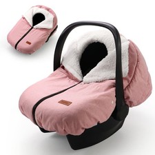 Winter Car Seat Cover for Baby Car Seat and Stroller, Cold Weather Infant Car...