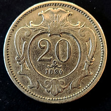 AUSTRIA 20 HELLER 1894 EN ESTADO XF
