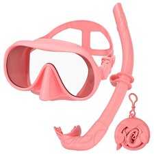 Snorkel Set Adult Diving Mask Panoramic View Scuba Snorkeling Gear Equipment