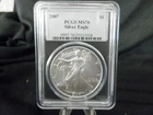 2007 Silver Eagle PCGS MS70