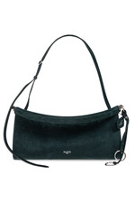 Ala�a Le Click Medium East West Green Shoulder Bag New