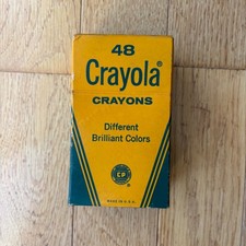 Vintage Crayola Crayons 48 Count Box Binney Smith