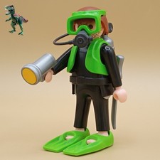 Playmobil Figur Mann Taucher Polizei-Taucher Tauchen-Meer Ozean 4429