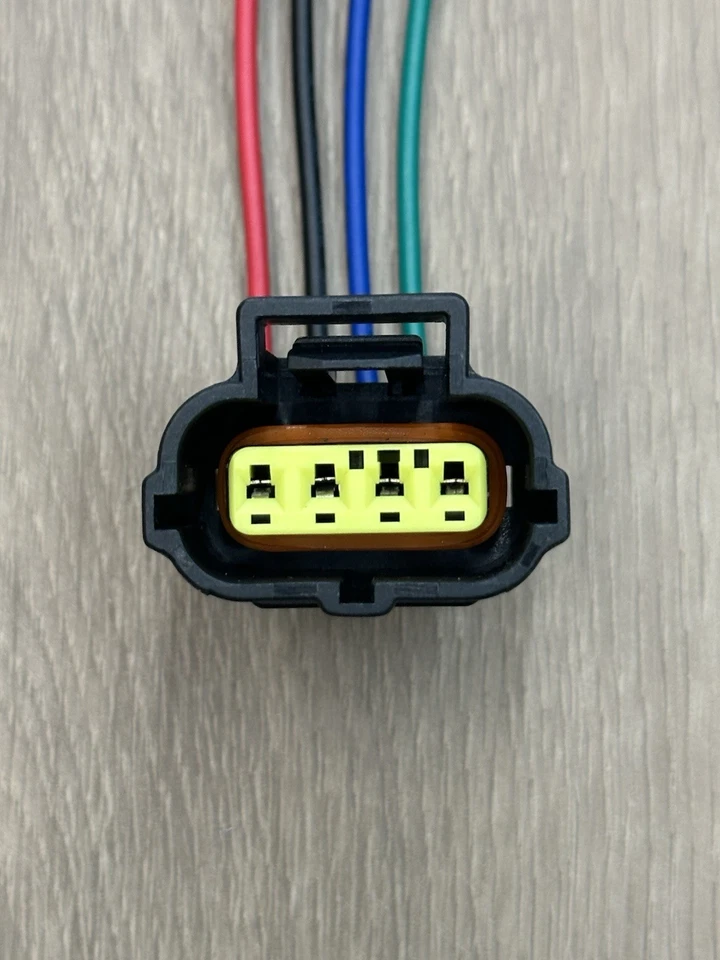 Conector eléctrico de 4 cables S1931 para válvula de control de aire inactivo y sensores TPS Foto 4 de 4