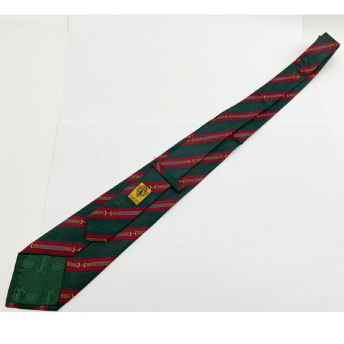 GUCCI Rare tie Green all-over pattern silk from japan J3000 - Picture 21 of 24