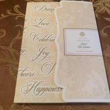 New Anna Griffin Perfect Title Foil Greetings Sentiments Stickers 24 Sheets