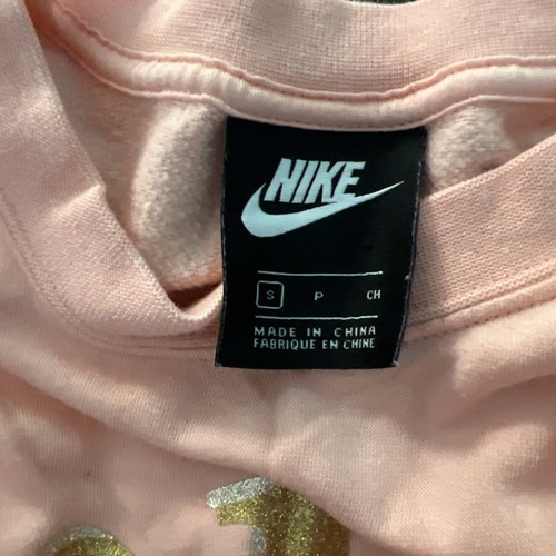 Nike Junior Youth Peach Sweatshirt, Size Small - Picture 3 of 3
