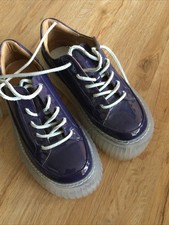 rundholz schuhe 37 Lila Lack Leder